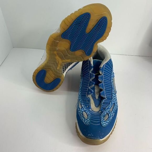 2007 Nike Air Jordan 11 Retro‎ IE Low Argon Blue 306008-471 Mens Size 11 READ - Picture 9 of 10